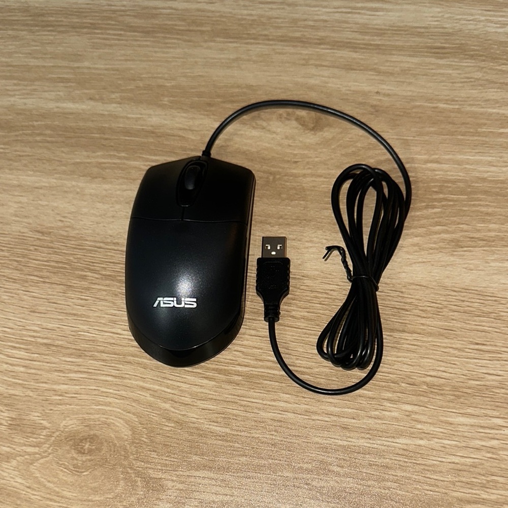 ASUS Black Wired Mouse